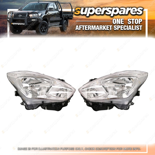 Right & Left Hand Side Headlights for Suzuki Swift AZ 04/2017-02/2024