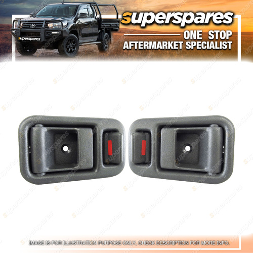 Right & Left Front Inner Door Handles for Suzuki Swift SF 01/1989-08/1991