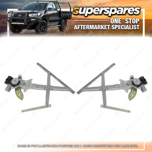 Right & Left Front Window Regulators for Toyota Corolla ZZE122 ZZE123 2001-2007