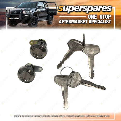 Right & Left Hand Side Universal Door Lock Barrel & Keys for Toyota 1983-2007