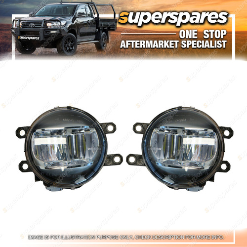 Right & Left Hand Side Fog Lights LED for Toyota Fortuner GUN156 07/2015-04/2020