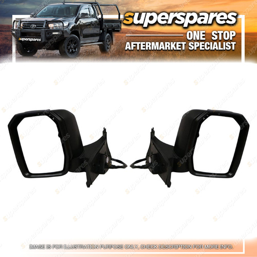 Right & Left Door Mirrors for Toyota Hiace GDH300 GRH300 GDH303 02/2019-On