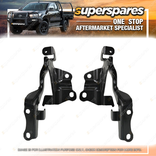 Right & Left Hand Side Bonnet Hinges for Toyota Hilux GGN GUN 07/2015-On