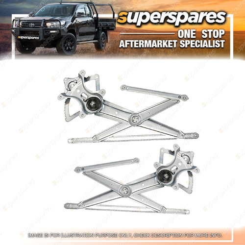 Right & Left Front Window Regulators for Toyota Landcruiser Prado 120 Series