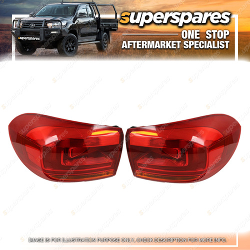 Right & Left Outer Tail Lights for Volkswagen Tiguan 5N 10/2011-04/2016