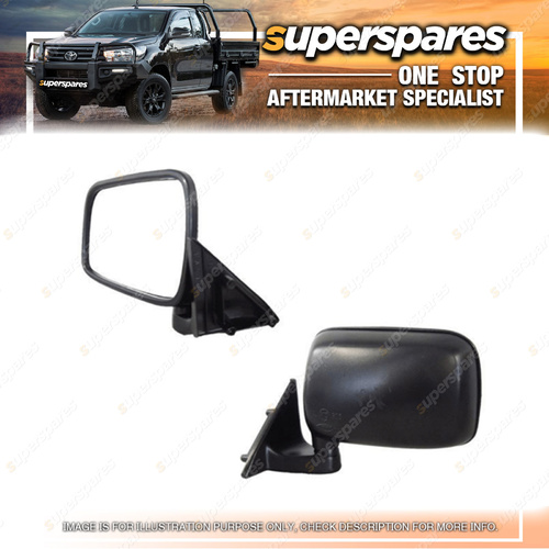 Superspares Left Manual Door Mirror for Ford Courier PC 06/1985-04/1996