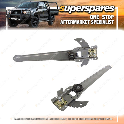 Superspares Left Front Window Regulator for Ford Courier PC 06/1985-04/1996