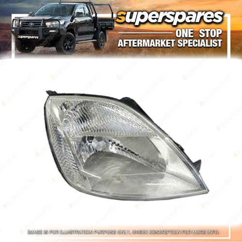 Superspares Head Light Right Hand Side for Ford Fiesta Wp 04/2004-12/2005