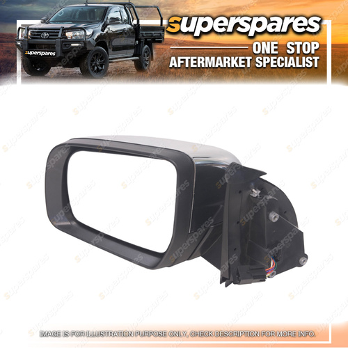 Left Chrome Electric Door Mirror With Blinker Auto Fold for Ford Ranger PX