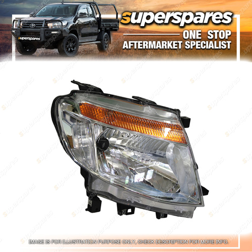 Superspares Right Hand Side Headlight for Ford Ranger PX A 09/2011-05/2015