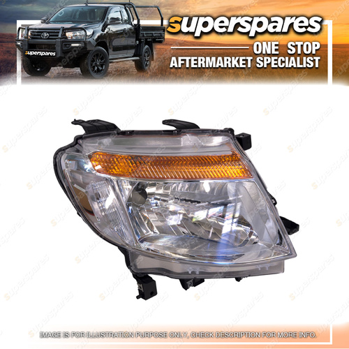 Superspares Right Hand Side Headlight for Ford Ranger PX 09/2011-05/2015