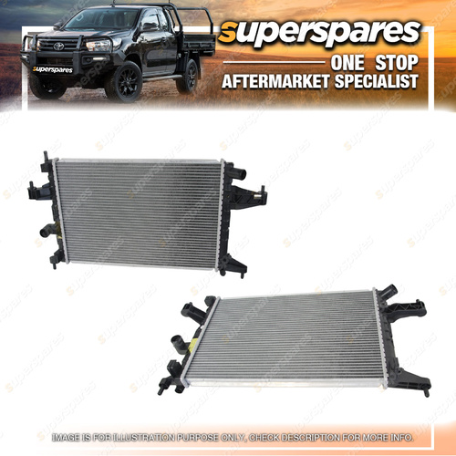 Radiator for Holden Barina XC Manual Inlet & Outlet Offset Manual