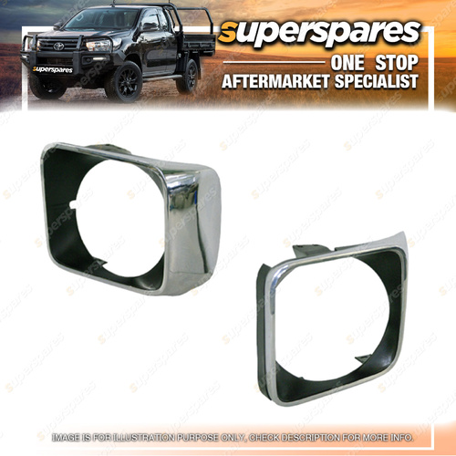 Superspares Left Headlight Case for Holden Rodeo KB20 Style 2 1972-1980
