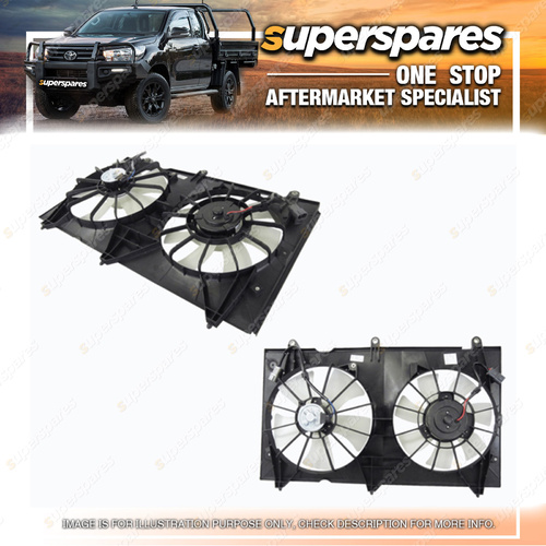 Superspares Radiator Fan for Honda Accord CM 2.4 Litre Inline 4 Petrol K2.4