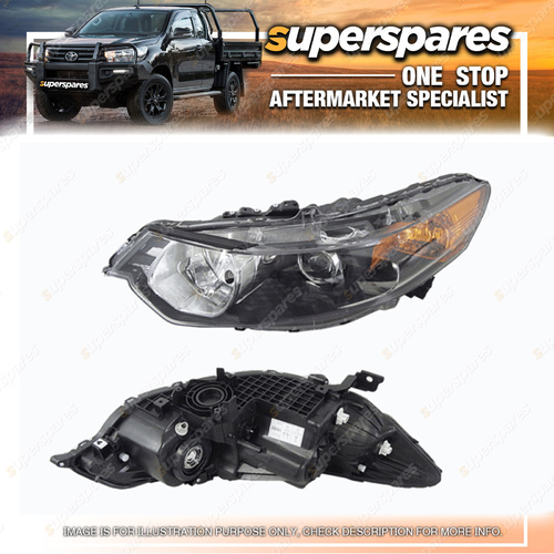 Superspares Left Headlight for Honda Accord Euro CU 02/2008-06/2011