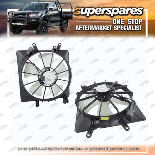 Superspares Radiator Fan for Honda Civic ES EU 10 / 2000 - 01 / 2006