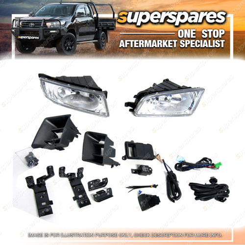 Superspares Fog Light Kit for Honda Civic FD SEDAN 02/2006-ONWARDS