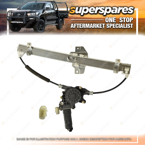 Right Front Electric Window Regulator With Motor for Hyundai Accent Sedan MC