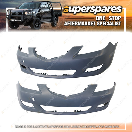 Superspares Front Bumper Bar Cover for Mazda 3 Sedan BK 2004-2006