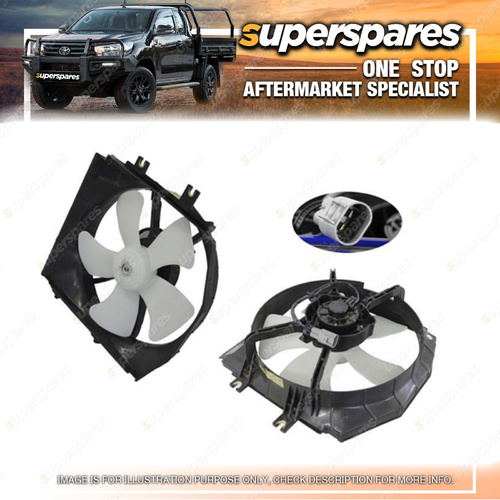 Superspares Radiator Fan for Mazda 323 BJ Manual 09/1998 - 01/2003