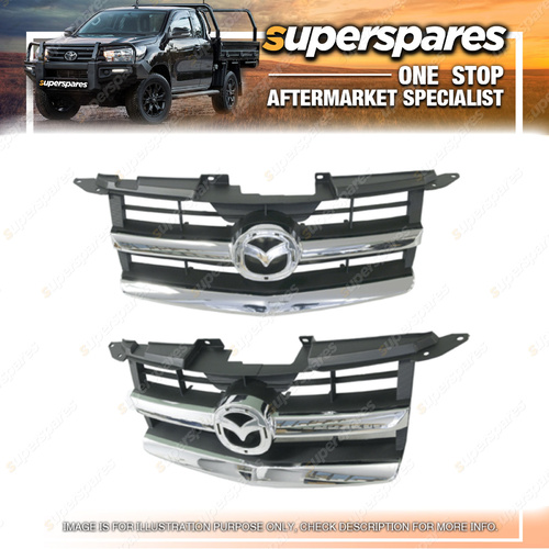 Superspares Front Grille for Mazda Bt 50 Un 2008 - 2011 Brand New