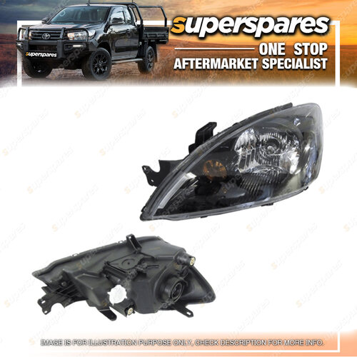 Left Headlight for Mitsubishi Lancer CH Black Vrx Style 08/2003-08/2007