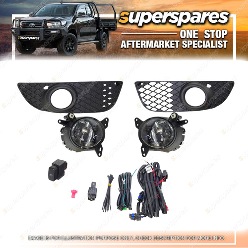 Superspares Fog Light Kit for Mitsubishi Lancer CJ 09/2007-10/2015
