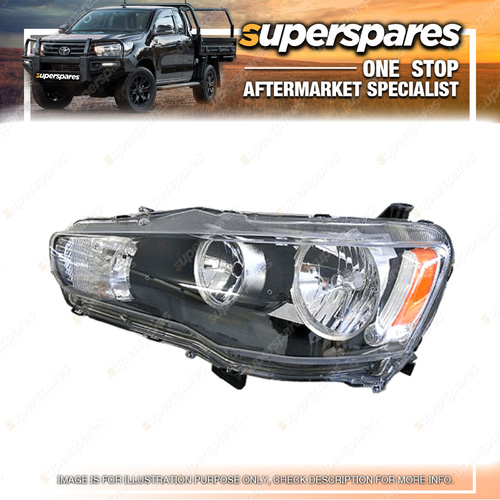 Headlight Left Hand Side for Mitsubishi Lancer CJ/CF 09/2007 - ONWARDS