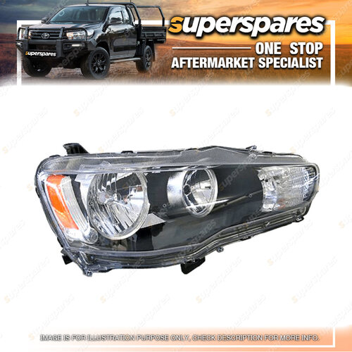 Headlight Right Hand Side for Mitsubishi Lancer CJ/CF 09/2007 - ONWARDS