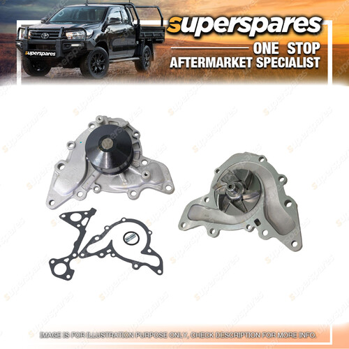 Superspares Water Pump for Mitsubishi Pajero Nl 08 / 1997-04 / 2000