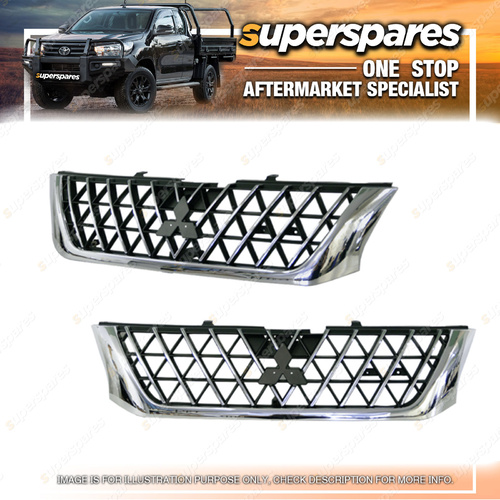 Superspares Grille for Mitsubishi Triton 4WD MK 2001-2006 Brand New