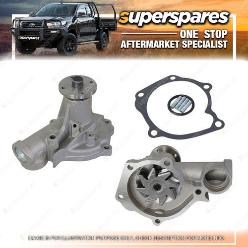 Superspares Water Pump for Mitsubishi Triton Mk 10 / 1996-05 / 2001