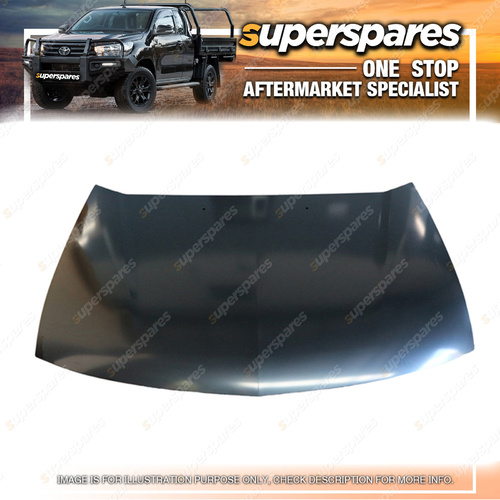 Superspares Bonnet for Mitsubishi Triton ML MN No Scoop Hole 07/2006-12/2014