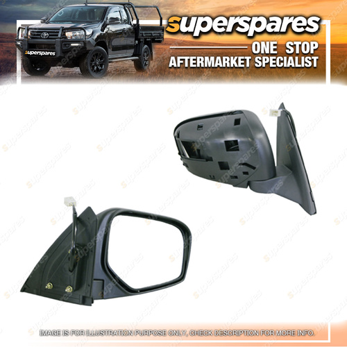 Right Chrome Electric Door Mirror for Mitsubishi Triton ML MN 07/2006-12/2014