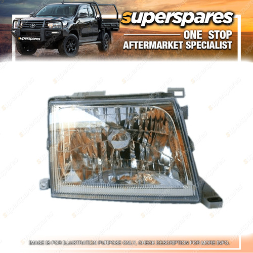Superspares Head Light Right Hand Side for Nissan Navara D22 06/2000-10/2001
