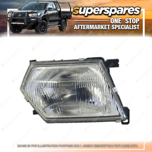 Superspares Head Light Right Hand Side for Nissan Patrol Gu 12/1997-09/2001