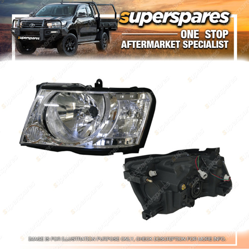 Superspares Left Hand Side Headlight for Nissan Patrol GU 10/2004-05/2015