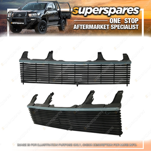 Superspares Front Bumper Grille for Nissan Sunny B310 1980-1982 Accessory