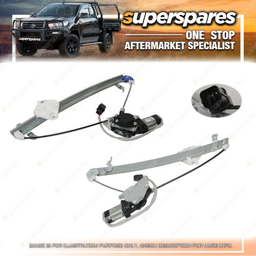 Front Electric Window Regulator Right for Subaru Outback BR 2 PIN PLUG