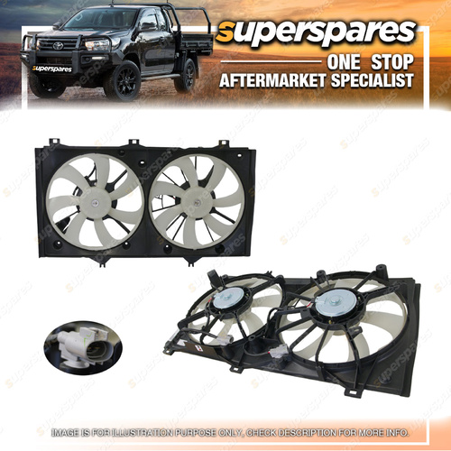 Radiator A/C Condenser Fan for Toyota Camry Hybrid AHV40 01/2010-11/2011