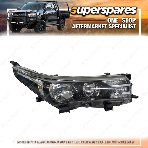 Superspares Head Light Right Hand Side for Toyota Corolla Zre172 01/2013-On
