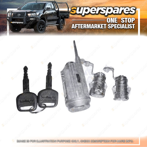 Superspares Lock Set for Toyota Hiace RZH 09/1998-02/2005 Auto Accessory