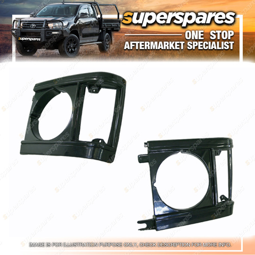 Superspares Left Headlight Case for Toyota Hiace YH50 02/1983-02/1984