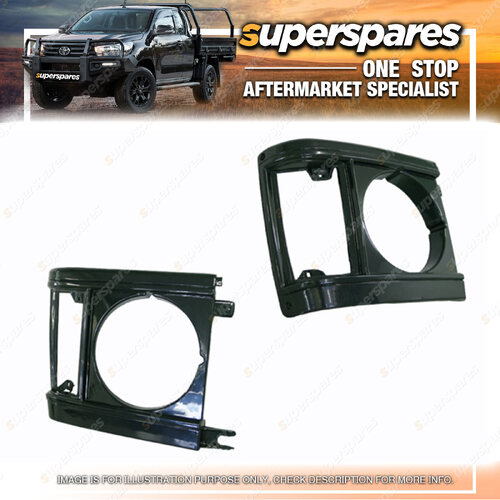 Superspares Headlight Case Right Hand Side for Toyota Hiace Yh50 2/1983-02/1984