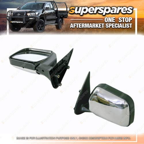Left Manual Door Mirror for Toyota Hilux RN14# LN16# SERIES 10/1997-03/2005