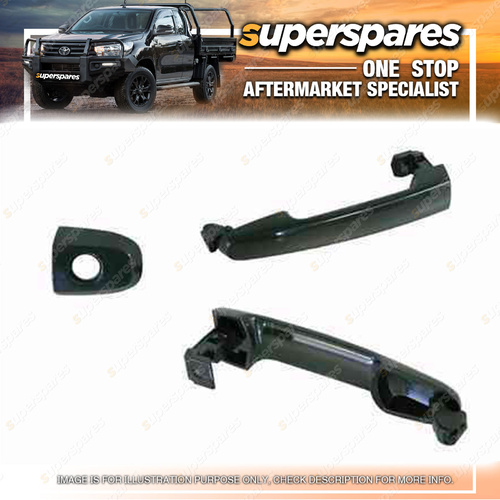 Front Outer Black Door Handle LH for Toyota Hilux TGN16 26 KUN16 26 GGN15 25
