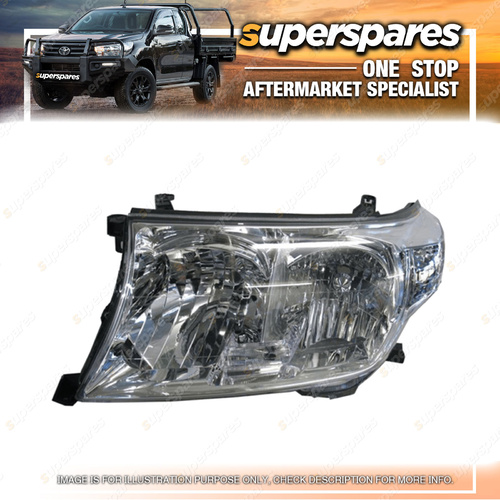 Superspares Left Headlight for Toyota Landcruiser 200 SERIES 08/2007-12/2011