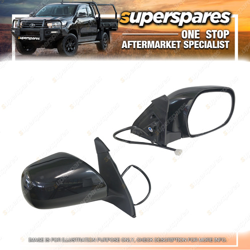 RH Electric Door Mirror for Toyota Landcruiser Prado J120 Black 02/2003-10/2009