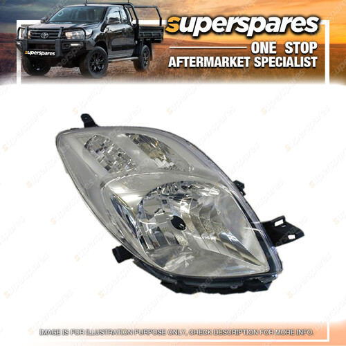 Superspares Head Light Right Hand Side for Toyota Yaris Ncp90 10/2005-07/2008