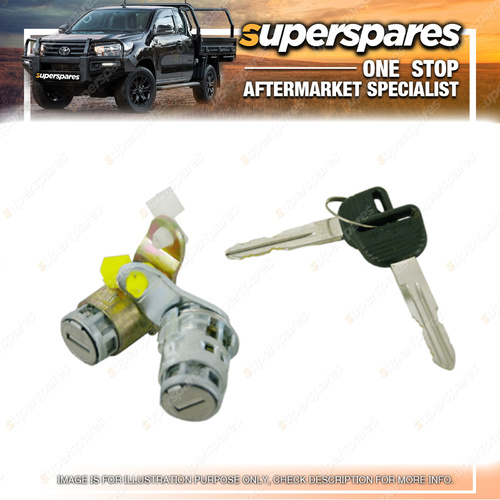 Superspares Universal Door Lock Barrel Keys Set for Honda Civic Ek Crv